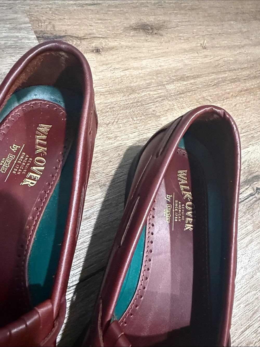 NWOT Dexter Brown Leather Kiltie Tassel Loafers - Men’s Slip-On Walk Over